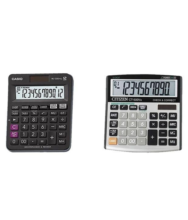 CASIO CALCULATOR- MJ-120D PLUS-BK
