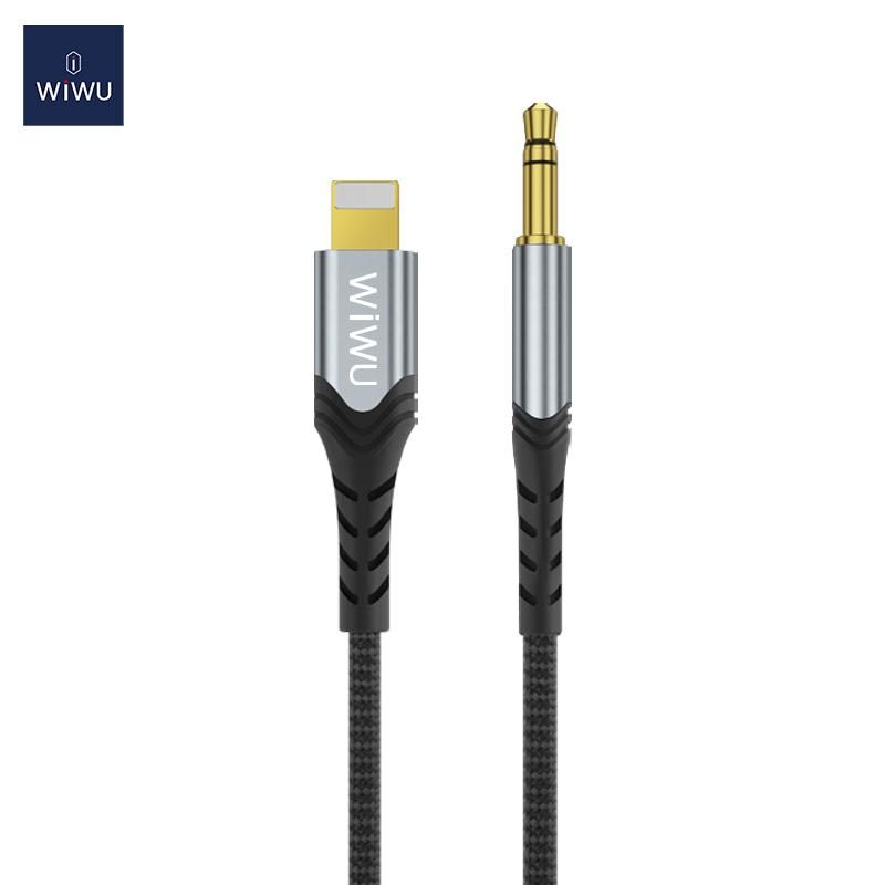 WiWU YP-02 3.5mm To IOS Stereo Audio Adapter Cable Stereo150cm Length for IPhone Tablet