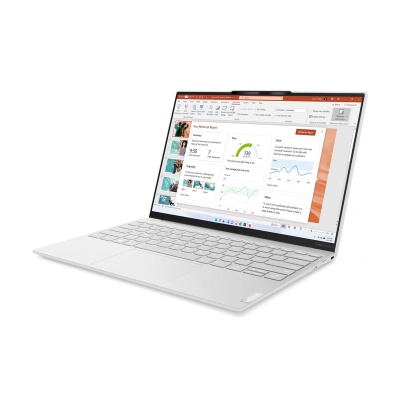 Lenovo Yoga Slim 7 Carbon 13IRP8 Intel® Core™ i7 i7-1360P Laptop 33.8 cm (13.3") Touchscreen WQXGA 16 GB LPDDR5-SDRAM 1 TB SSD Wi-Fi 6E (802.11ax) Windows 11 Home White