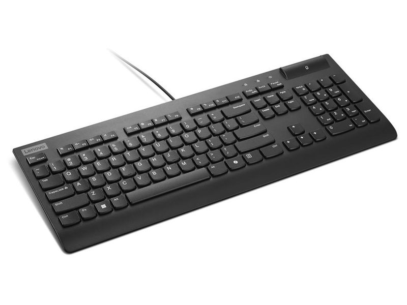 Lenovo Smartcard Wired II keyboard Office USB Spanish Black