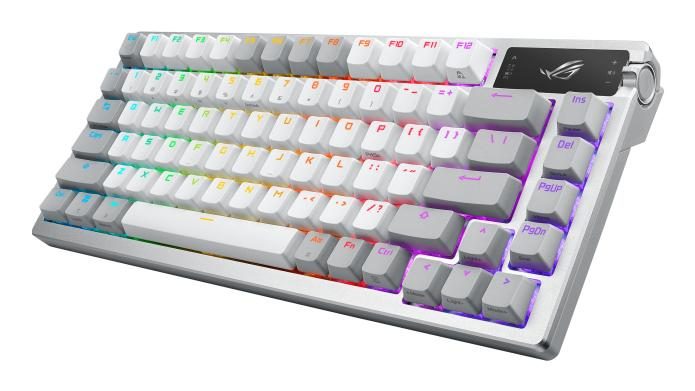 ASUS ROG Azoth keyboard Gaming USB + RF Wireless + Bluetooth QWERTY Italian White