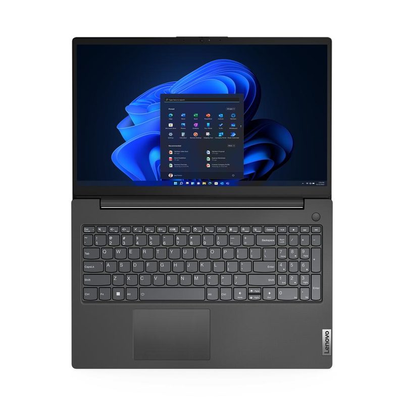 Lenovo V15 G4 ABP AMD Ryzen™ 5 7430U Laptop 39.6 cm (15.6") Full HD 8 GB DDR4-SDRAM 256 GB SSD Wi-Fi 6 (802.11ax) Windows 11 Pro Black UK English