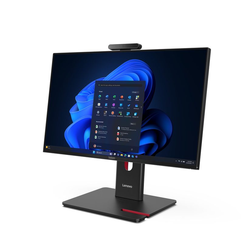 Lenovo ThinkCentre M70a Gen 6 Intel Core Ultra 5 235T 60.5 cm (23.8") 1920 x 1080 pixels Touchscreen All-in-One PC 16 GB DDR5-SDRAM 512 GB SSD Windows 11 Pro Wi-Fi 6E (802.11ax) Black