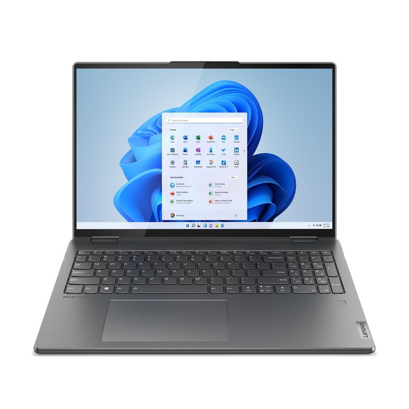 Lenovo Yoga 7 16IAH7 Intel® Core™ i7 i7-12700H Hybrid (2-in-1) 40.6 cm (16") Touchscreen WQXGA 32 GB LPDDR5-SDRAM 1 TB SSD Intel Arc A370M Wi-Fi 6E (802.11ax) Windows 11 Home Grey
