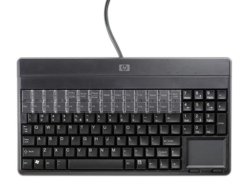 HP POS USB USB keyboard Black