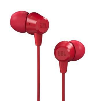 JBL C50HI Headset Wired In-ear Calls/Music Red