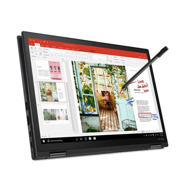 Lenovo ThinkPad X13 Yoga Gen 2 (Intel) Intel® Core™ i5 i5-1135G7 Hybrid (2-in-1) 33.8 cm (13.3") Touchscreen WUXGA 8 GB LPDDR4x-SDRAM 256 GB SSD Wi-Fi 6 (802.11ax) Windows 11 Pro Black