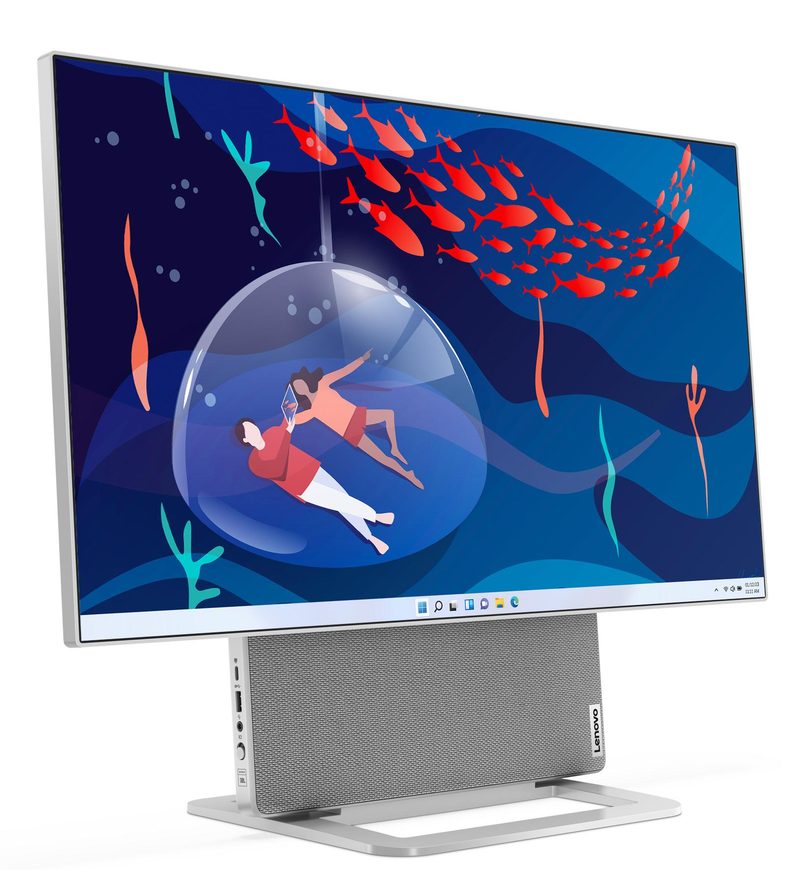 Lenovo Yoga AIO 7 27APH8 AMD Ryzen™ 7 8845HS 68.6 cm (27") 2560 x 1440 pixels All-in-One PC 32 GB LPDDR5x-SDRAM 1 TB SSD NVIDIA GeForce RTX 4050 Windows 11 Pro Wi-Fi 6E (802.11ax) Grey