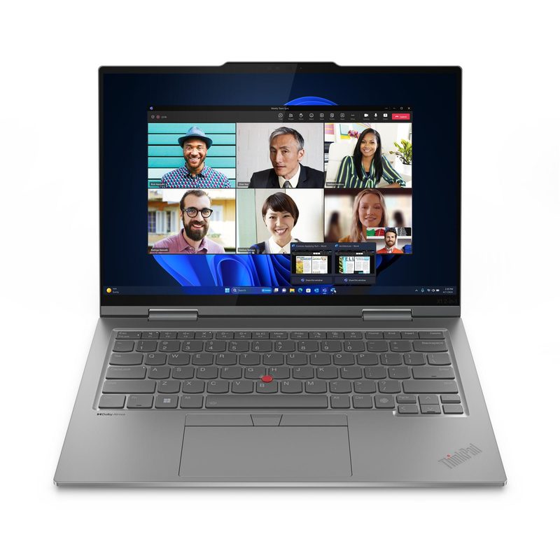 Lenovo ThinkPad X1 2-in-1 Gen 9 Intel Core Ultra 7 155U Hybrid (2-in-1) 35.6 cm (14") Touchscreen WUXGA 32 GB 512 GB SSD Wi-Fi 6E (802.11ax) Windows 11 Pro Grey French