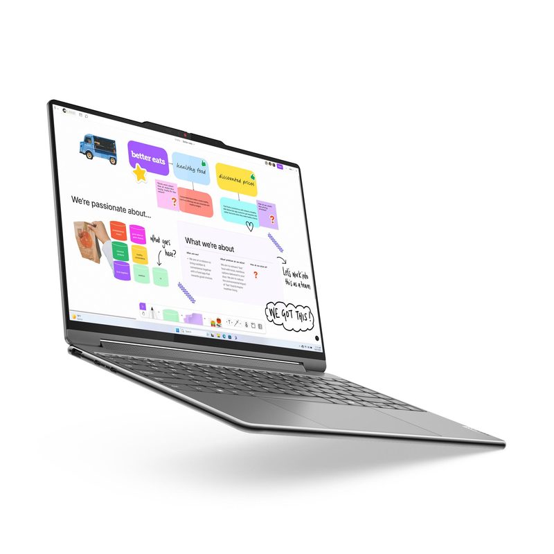 Lenovo Yoga 9 2-in-1 14IMH9 Intel Core Ultra 7 155H Hybrid (2-in-1) 35.6 cm (14") Touchscreen WQUXGA 32 GB LPDDR5x-SDRAM 1 TB SSD Wi-Fi 6E (802.11ax) Windows 11 Home Grey