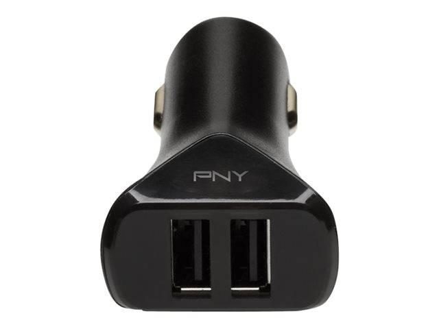 PNY Car Charger 3.4 Amps Dual USB Ports PPDC2UFK01RB