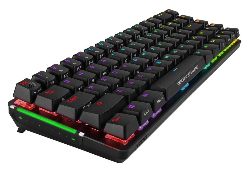 ASUS ROG Falchion keyboard Gaming RF Wireless + USB AZERTY French Black