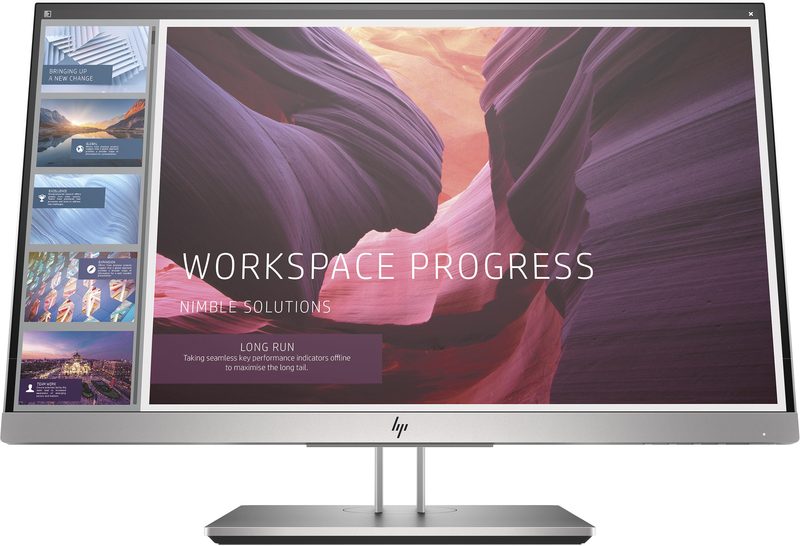 HP E223d computer monitor 54.6 cm (21.5") 1920 x 1080 pixels Full HD LED Black, Silver