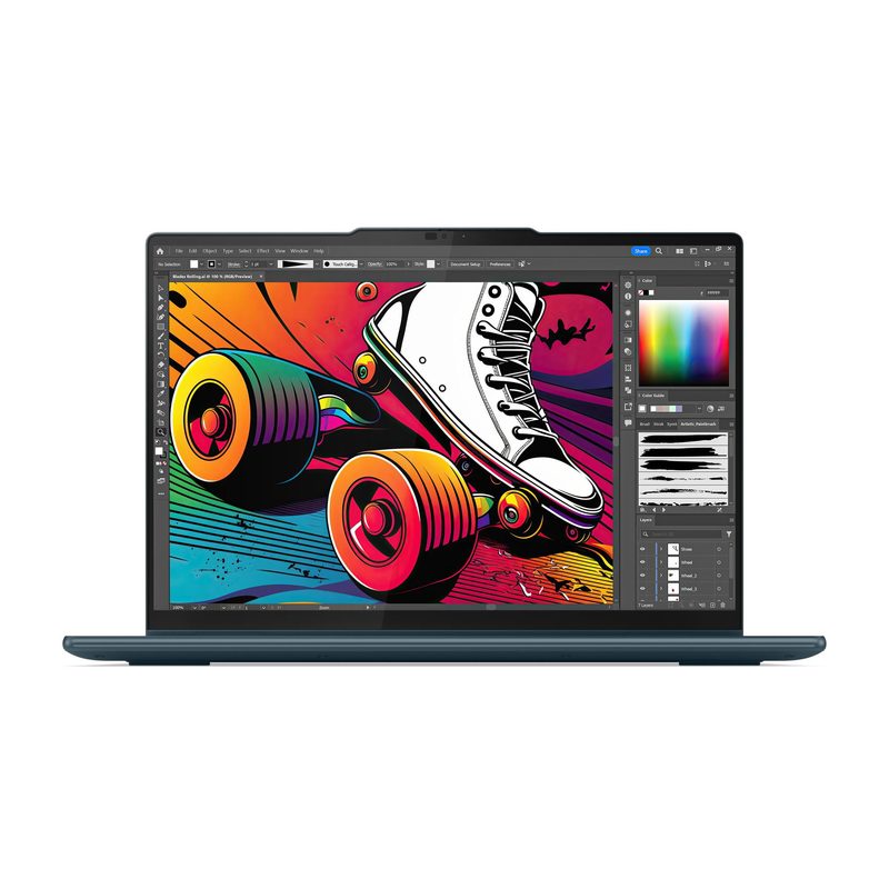 Lenovo Yoga 7 2-in-1 14IML9 Intel Core Ultra 7 155H Hybrid (2-in-1) 35.6 cm (14") Touchscreen 2.8K 16 GB 1 TB SSD Wi-Fi 6E (802.11ax) Windows 11 Home Teal