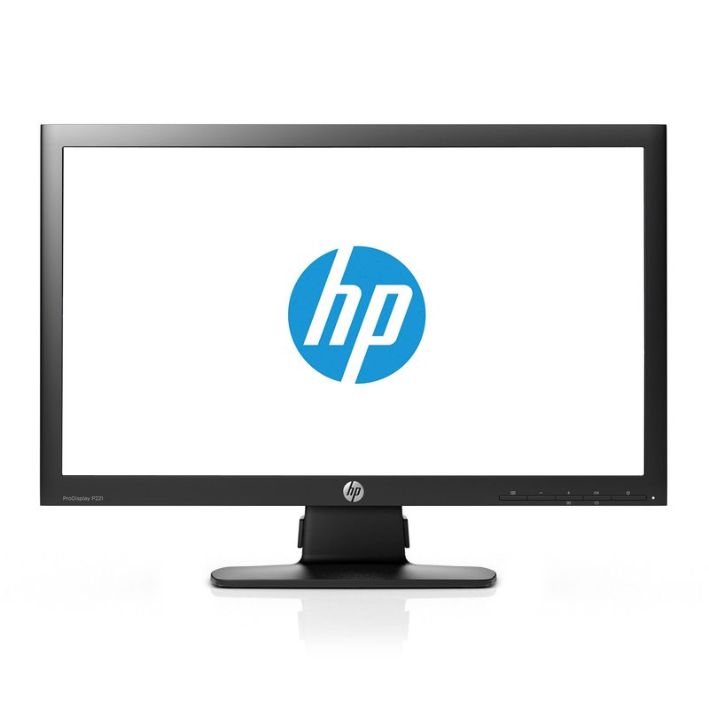 HP ProDisplay P221 computer monitor 54.6 cm (21.5") 1920 x 1080 pixels Full HD LED Black