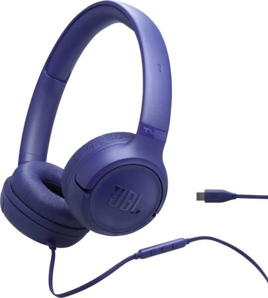 JBL Tune 530C USB C Headset Wired Head-band Music/Everyday USB Type-C Blue