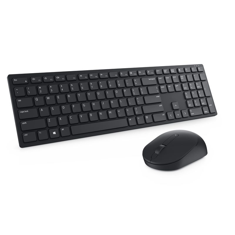 DELL KM5221W keyboard Mouse included Office RF Wireless US English Black
