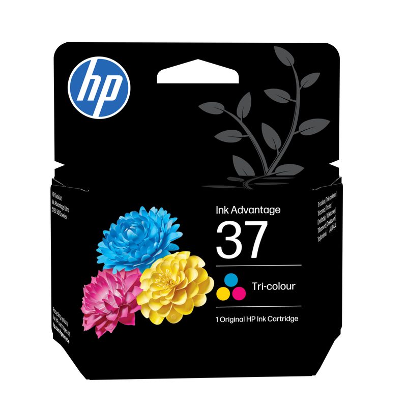 HP 37 Tri-color Original Ink Cartridge
