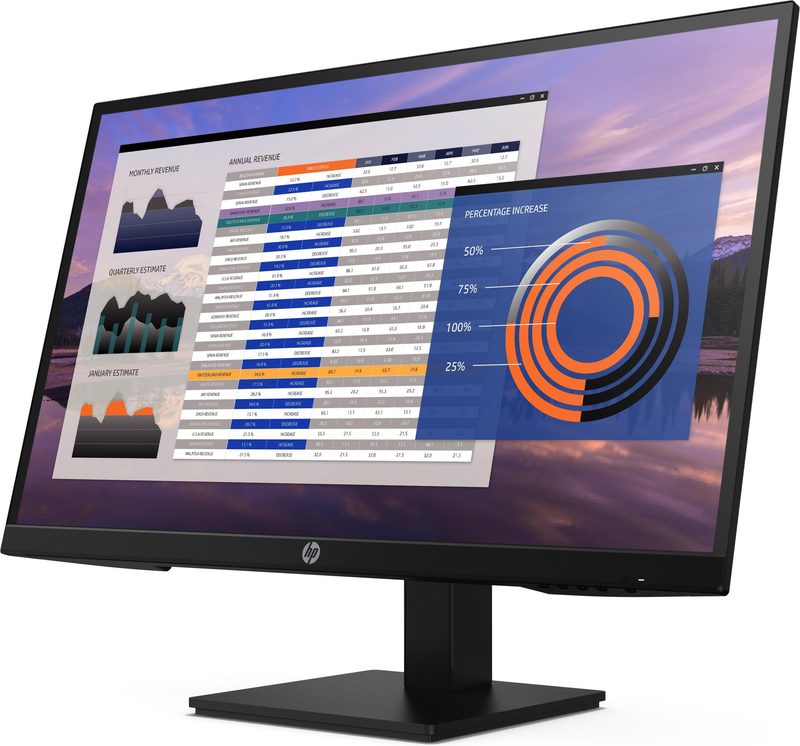 HP P27h G4 computer monitor 68.6 cm (27") 1920 x 1080 pixels Full HD LCD
