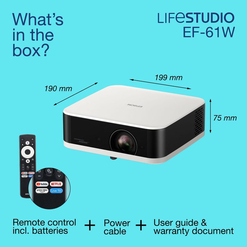 Epson Lifestudio Pop — EF-61W Diamond White