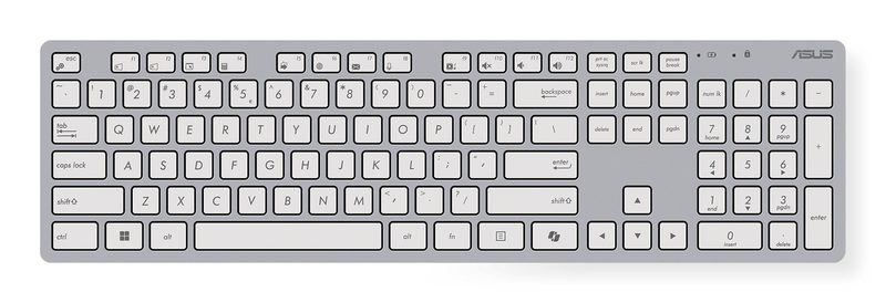 ASUS W5000 keyboard Mouse included Office RF Wireless White