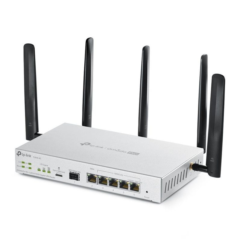 TP-Link Omada Pro 4G+ Cat6 AX3000 Gigabit VPN Router