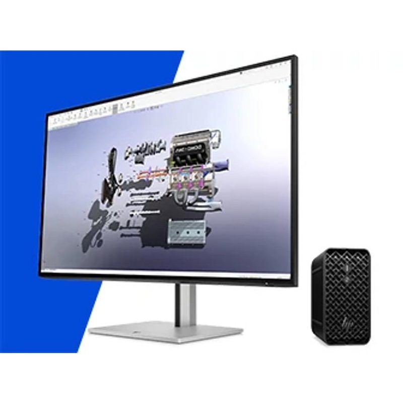 HP Z2 G1a Wolf Pro Security Edition Copilot+ PC AMD Ryzen AI Max PRO 390 64 GB LPDDR5x-SDRAM 2 TB SSD Windows 11 Pro Mini PC Workstation AI Workstation, AI PC Black