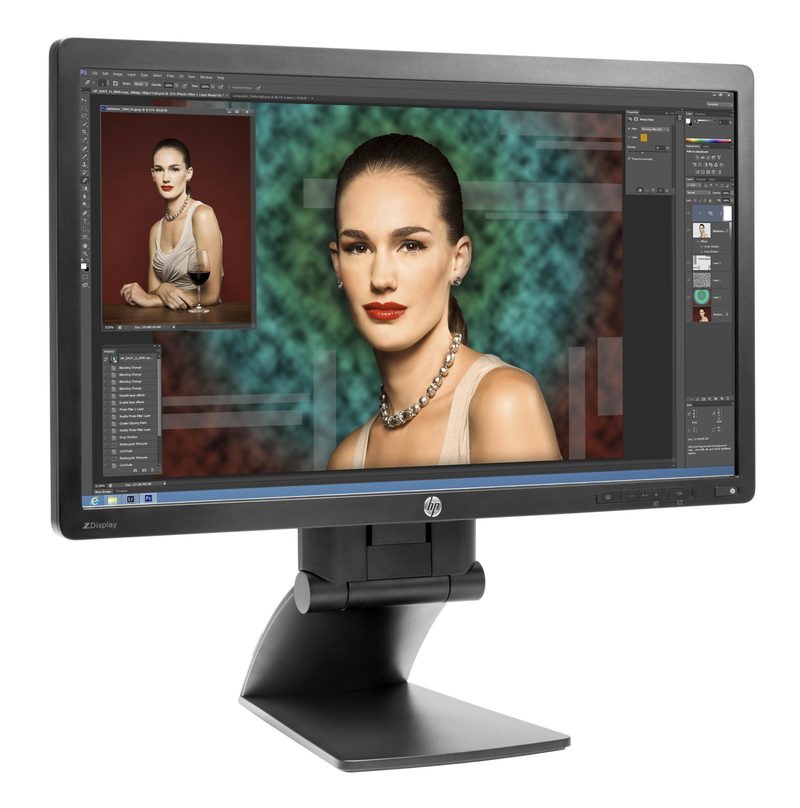 HP Z22i computer monitor 54.6 cm (21.5") 1920 x 1080 pixels Full HD LED Black