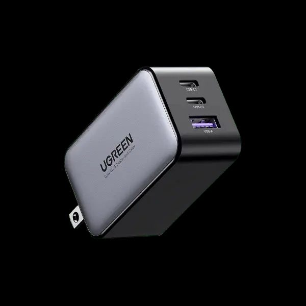Ugreen Nexode 65W USB C GaN Charger-3 Ports Wall Charger