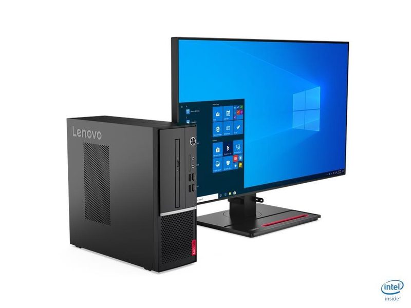 Lenovo V50s-07IMB Intel® Core™ i3 i3-10100 8 GB DDR4-SDRAM 1 TB HDD Windows 10 Pro SFF PC Black