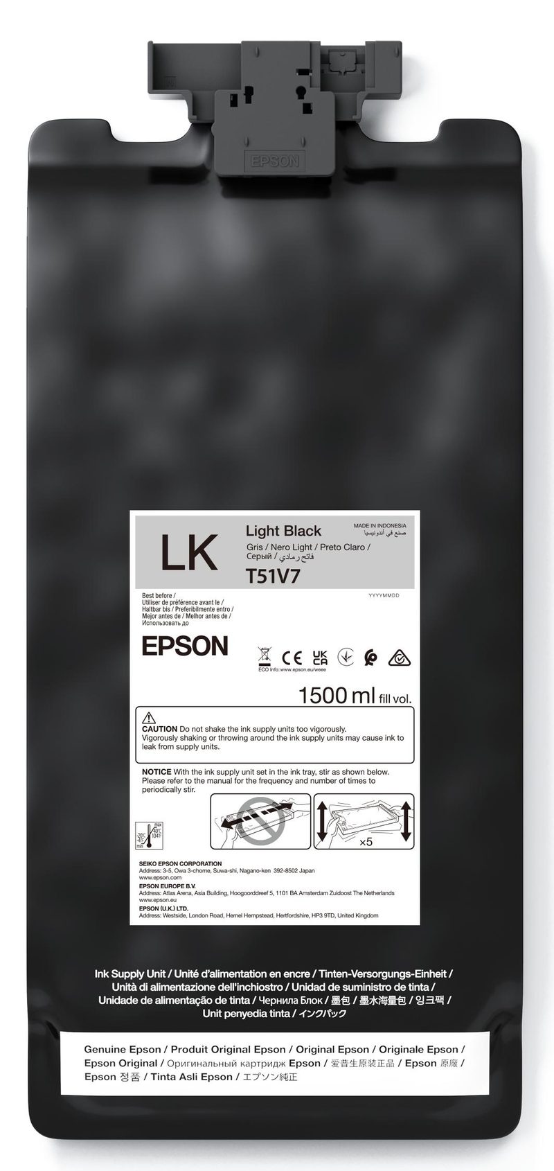 Epson UltraChrome GS3 Light Black T51V700 (1.5LT)