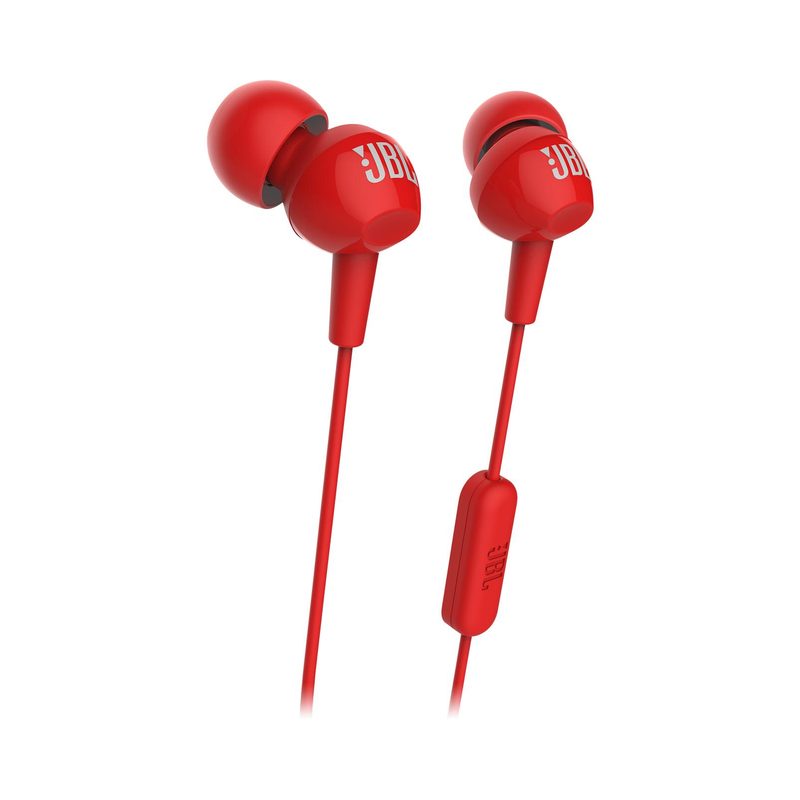 JBL C150SI Headphones Wired In-ear Calls/Music/Sport/Everyday Red