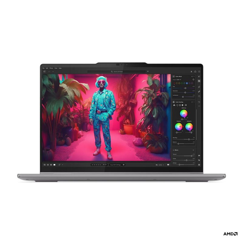 Lenovo Yoga 7 2-in-1 14AHP9 AMD Ryzen™ 7 8840HS Hybrid (2-in-1) 35.6 cm (14") Touchscreen WUXGA 16 GB LPDDR5x-SDRAM 1 TB SSD Wi-Fi 6E (802.11ax) Windows 11 Pro Grey US English