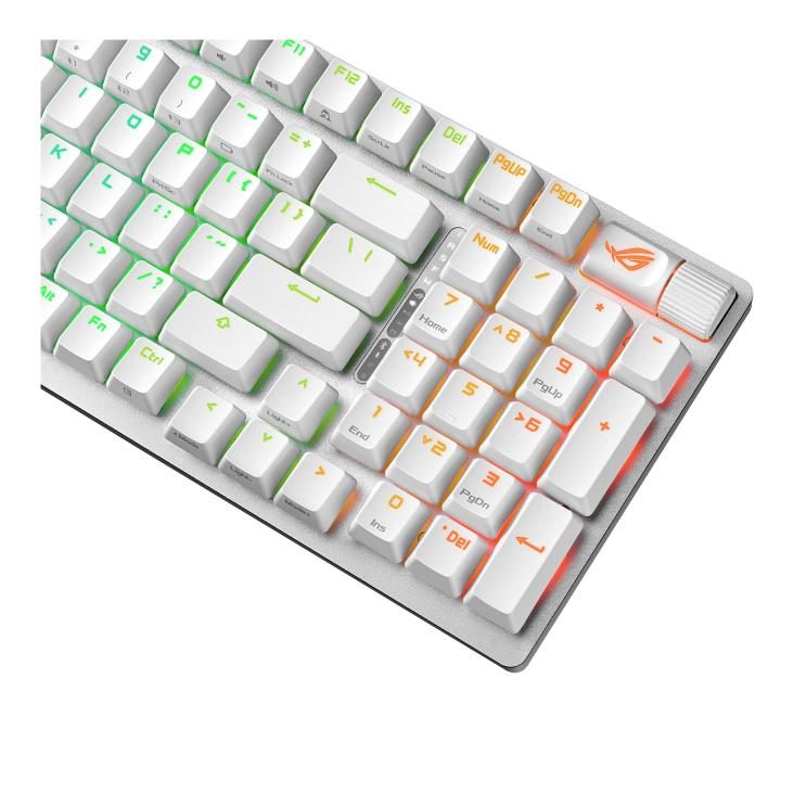 ASUS X901 SCOPE II 96 WL/WHT/NXSW/US/PBT keyboard Gaming USB + RF Wireless + Bluetooth White