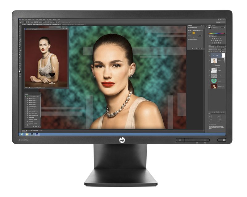 HP Z22i computer monitor 54.6 cm (21.5") 1920 x 1080 pixels Full HD LED Black