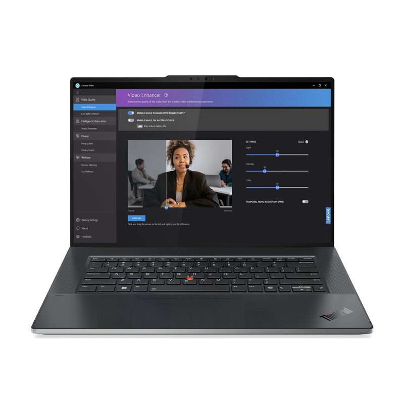 Lenovo ThinkPad Z16 Gen 2 AMD Ryzen™ 7 PRO 7840HS Laptop 40.6 cm (16") Touchscreen WUXGA 32 GB LPDDR5x-SDRAM 1 TB SSD AMD Radeon RX 6550M Wi-Fi 6E (802.11ax) Windows 11 Pro Black Portuguese