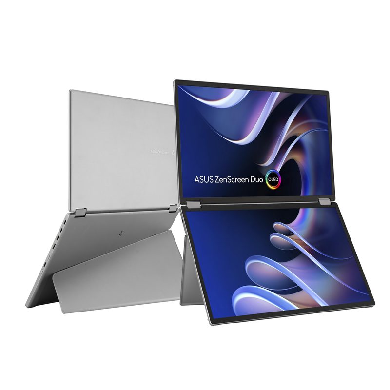 ASUS ZenScreen OLED ZenScreen Duo OLED MQ149CD computer monitor 35.6 cm (14") 1920 x 1200 pixels WUXGA Silver
