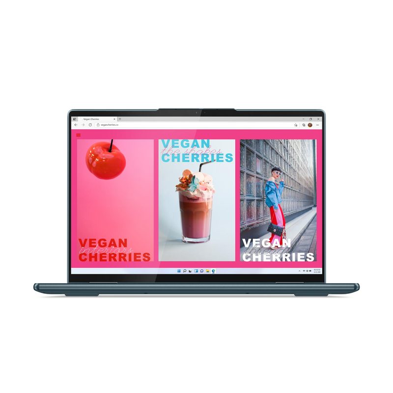 Lenovo Yoga 7 14ARB7 AMD Ryzen™ 7 6800U Hybrid (2-in-1) 35.6 cm (14") Touchscreen 2.8K 16 GB LPDDR5-SDRAM 512 GB SSD Wi-Fi 6E (802.11ax) Windows 11 Home Blue