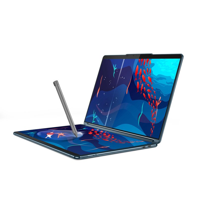 Lenovo Yoga Book 9 13IRU8 Intel® Core™ i7 i7-1355U Hybrid (2-in-1) 33.8 cm (13.3") Touchscreen 2.8K 16 GB LPDDR5x-SDRAM 1 TB SSD Wi-Fi 6E (802.11ax) Windows 11 Home Teal