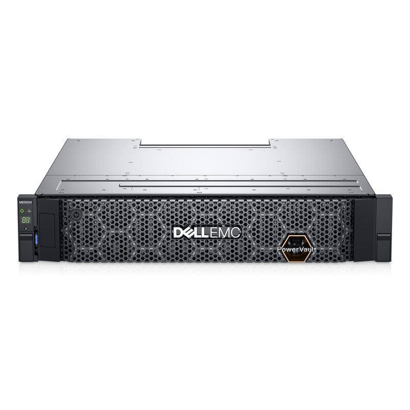 DELL PowerVault ME5024 Storage server Rack (2U) Intel® Xeon® 4.8 TB HDD Black