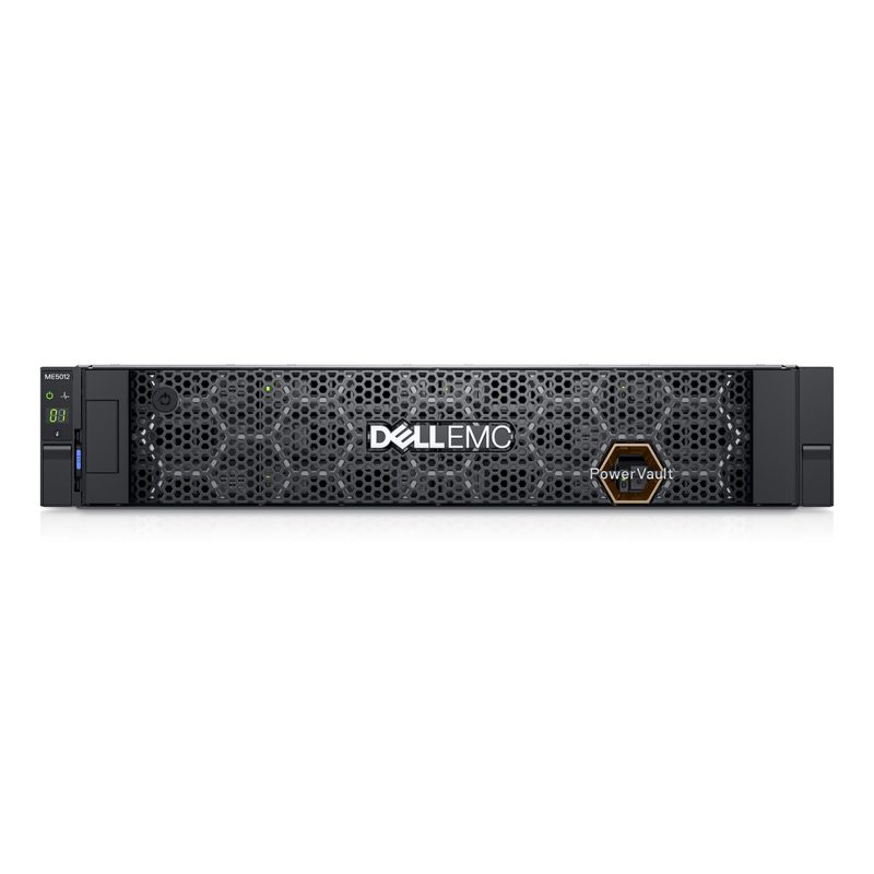 DELL PowerVault ME5012 disk array 80 TB Rack (2U) Black