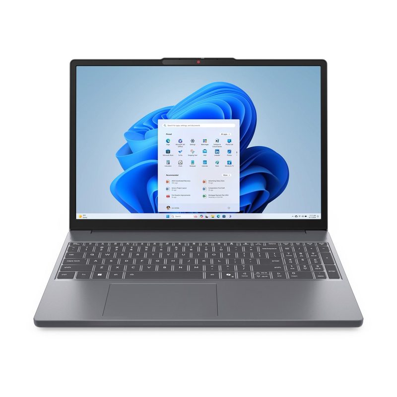 Lenovo IdeaPad Slim 3 15ARP10 AMD Ryzen™ 5 7535HS Laptop 38.9 cm (15.3") WUXGA 24 GB DDR5-SDRAM 512 GB SSD Wi-Fi 7 (802.11be) Windows 11 Home Advanced Grey English