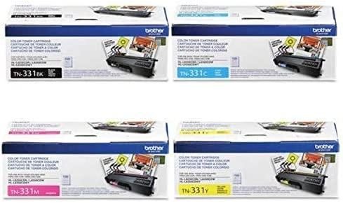 Brother Tn331 OEM Toner Set Black Cyan Magenta Yellow