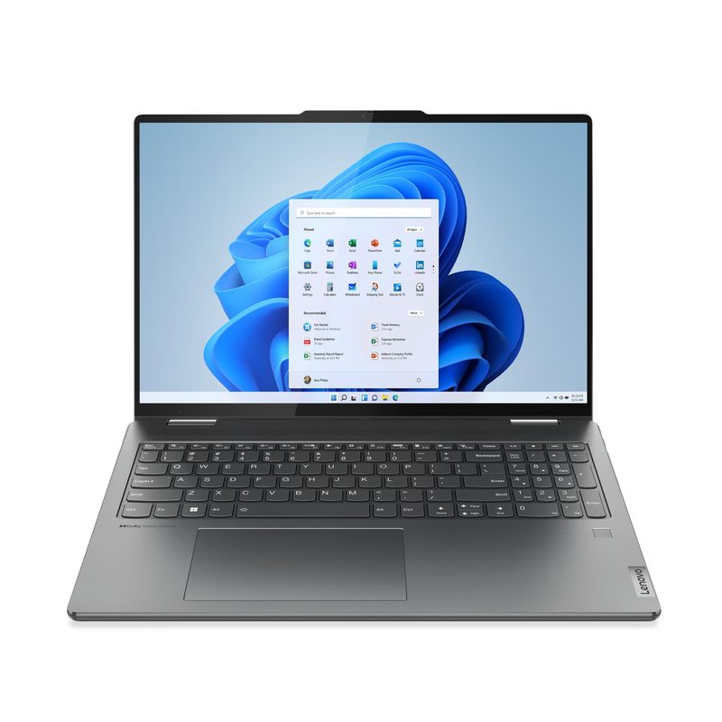 Lenovo Yoga 7 16IRL8 Intel® Core™ i5 i5-1340P Hybrid (2-in-1) 40.6 cm (16") Touchscreen WQXGA 16 GB LPDDR5-SDRAM 512 GB SSD Wi-Fi 6E (802.11ax) Windows 11 Home Grey