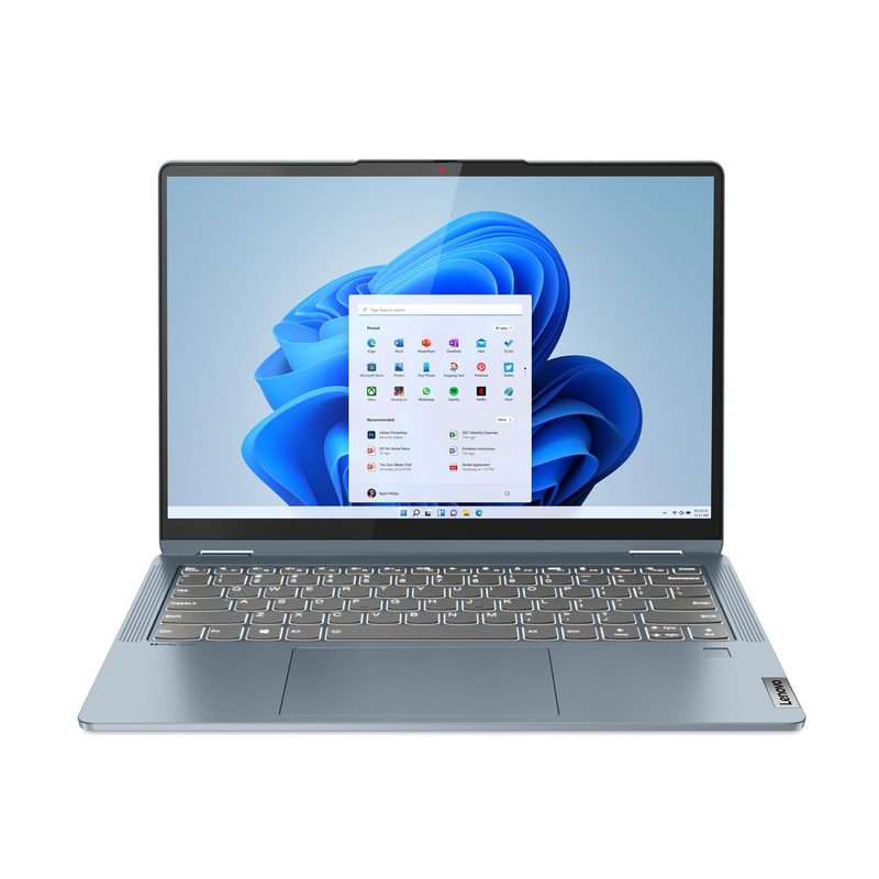 Lenovo IdeaPad Flex 5 14ABR8 AMD Ryzen™ 5 5625U Hybrid (2-in-1) 35.6 cm (14") Touchscreen WUXGA 8 GB LPDDR4x-SDRAM 512 GB SSD Wi-Fi 6 (802.11ax) Windows 11 Home Blue Turkish