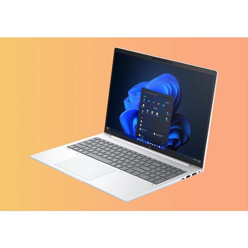 HP EliteBook 8 G1i AI PC Intel Core Ultra 5 225U Laptop 40.6 cm (16") WUXGA 16 GB DDR5-SDRAM 512 GB SSD Wi-Fi 6E (802.11ax) Windows 11 Pro Silver