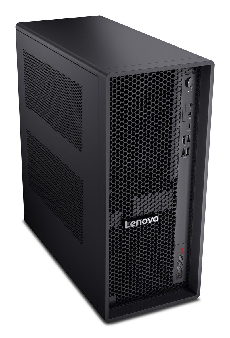 Lenovo ThinkStation P4 AMD Ryzen™ 7 PRO PRO 9745 32 GB DDR5-SDRAM 512 GB SSD NVIDIA RTX A1000 Windows 11 Pro Tower PC Black