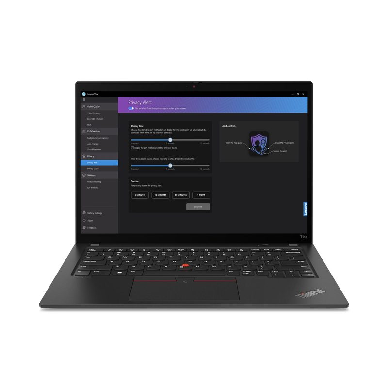 Lenovo ThinkPad T14s Gen 4 (AMD) AMD Ryzen™ 5 PRO 7540U Laptop 35.6 cm (14") Touchscreen WUXGA 16 GB LPDDR5x-SDRAM 512 GB SSD Wi-Fi 6E (802.11ax) Windows 11 Pro Black French