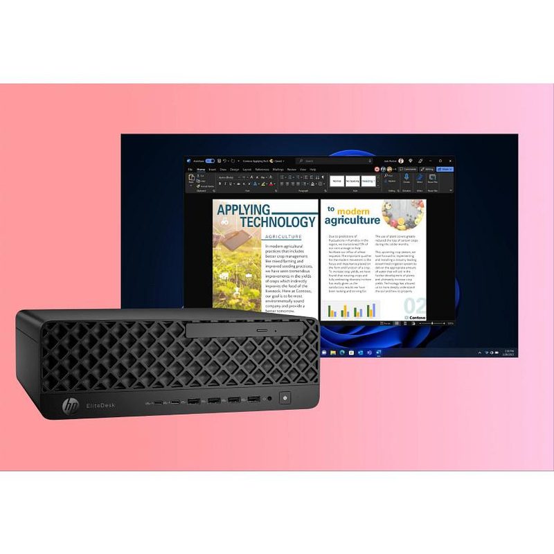 HP EliteDesk 8 SFF G1I U5235 16GB/512 PC Intel Core Ultra 5 235 DDR5-SDRAM 512 GB SSD Windows 11 Pro AI PC Black