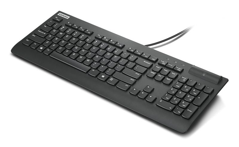 Lenovo Smartcard Wired II keyboard Home/Office USB Nordic Black